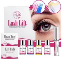 MURLEY’s Lash Lift Professionele Wimperlifting Set - Eyelash Lifting Kit - Wimperlift - Lashlift - 12 Weken Lang Perfect Gekrulde Wimpers - Geen Wimperkruller Meer Nodig