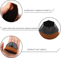 Garpex® Blush Foundation Brush - Make Up Borstel - Powder Brush - Make-up Kwast - Magic Face Brush - Concealer -Mooi Leven 1200x1137 4