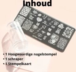 Byama Nagel Stempel - Stempel Set - Nailstamp - Nail Stamp Set - Transparante Jelly Stempel - Nail Art - Nagel Stempel Doorzichtig - Nagel Stempel Silicone - Nagel Kussen - Nagel Stempelplaat - Stempel Nagellak - French Manicure - French Nails - -Mooi Leven 1200x1137 9