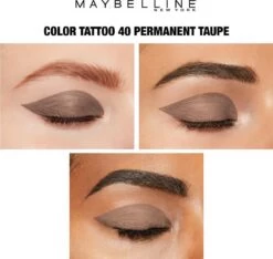 Maybelline Eye Studio Color Tattoo Oogschaduw - 40 Permanent Taupe/bruin 25 Maybelline Eye Studio Color Tattoo Oogschaduw - 40 Permanent Taupe/bruin -Mooi Leven 1200x1138 2