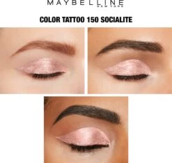 Maybelline Eye Studio Color Tattoo 24H Cream Oogschaduw - 150 Socialite - Roze -Mooi Leven 1200x1139 1