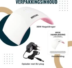 MOOSCARE 36 Watt LED Lamp Voor Gellak Nagels – Nageldroger – Gellak Lamp - UV Lamp Gelnagels - Nail Art Nagellamp - Gel Nagellak Nageldroger -Mooi Leven 1200x1145 2