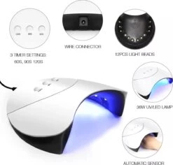 Royala Gellak D4 Starterspakket + Inclusief UV Lamp + Met 10 Verschillende Gellak Kleuren - Gellak Lamp – Gellac Set - Alle Benodigdheden In Eén - Uitgebreid 62-Delig Pakket -Mooi Leven 1200x1148 7