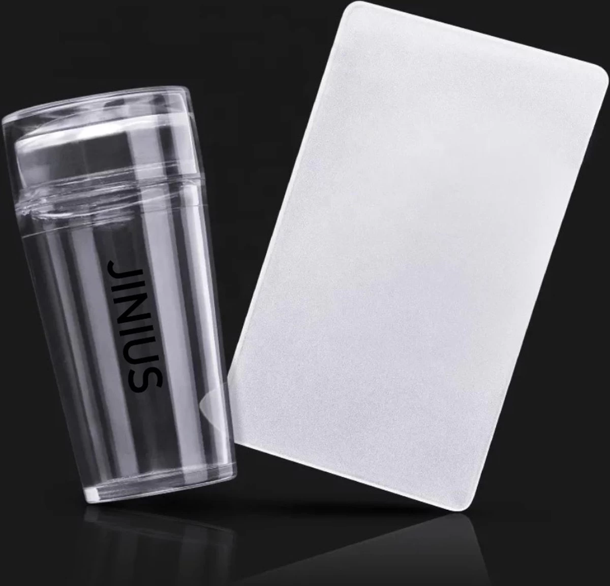 Jinius ® - Nagelstempel - Nagel Stempel - Nailstamp - Nail Stamp - Nagel Kussen - Nagelkussen - Nagelkussentje - Silicone Stempel - French Nails - Doorzichtige Stempel - Enkel 3 Jinius ® - Nagelstempel - Nagel Stempel - Nailstamp - Nail Stamp - Nagel Kussen - Nagelkussen - Nagelkussentje - Silicone Stempel - French Nails - Doorzichtige Stempel - Enkel