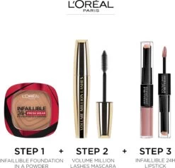 L’Oréal Paris Infaillible 24h Fresh Wear Powder Foundation - 20 Ivory -Mooi Leven 1200x1156 1