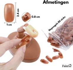 Oefenhand Voor Nagels – Nail Trainer Vinger – All-in-1 Set – Incl. 80 Kunstnagels – Nail Art – Nagel Set – Nail Trainer Hand -Mooi Leven 1200x1156 9
