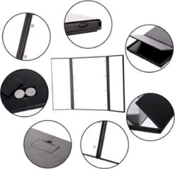 Spiegel Met LED Verlichting - Make-upspiegel - Zwart -Mooi Leven 1200x1161 7