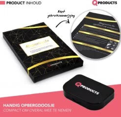 Qproducts Magnetische Wimpers - Nepwimpers - Wimperset Van 10 Wimpers 4 Eyeliners En Pincet - Inclusief Wimper Bewaardoos Met Ingebouwd Spiegeltje - Magneet Wimpers - Magnetic Lashes -Mooi Leven 1200x1162 2