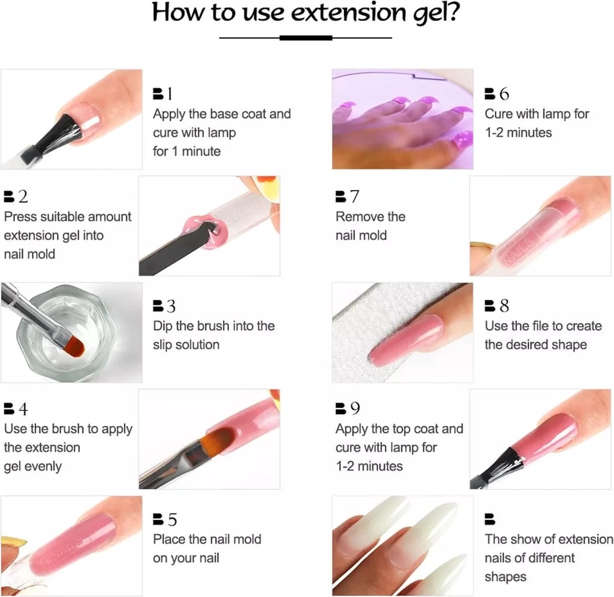 Polygel Kit - Polygel Set - Nagelverlenging - Polygel 7 Kleuren - Polygel Nagels - Kunstnagels - Gel Polish - Acryl Gellak 9 Polygel Kit - Polygel Set - Nagelverlenging - Polygel 7 Kleuren - Polygel Nagels - Kunstnagels - Gel Polish - Acryl Gellak - Afbeelding 7