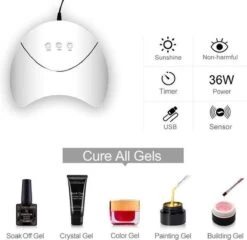 Royala Gellak D4 Starterspakket + Inclusief UV Lamp + Met 10 Verschillende Gellak Kleuren - Gellak Lamp – Gellac Set - Alle Benodigdheden In Eén - Uitgebreid 62-Delig Pakket -Mooi Leven 1200x1167 36