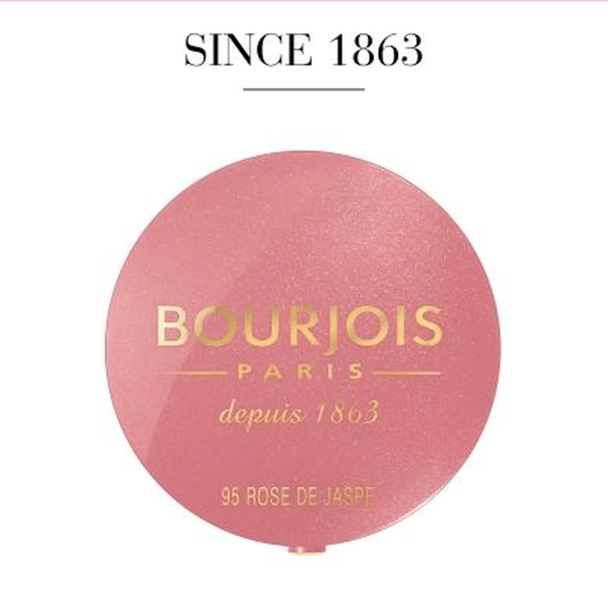 Bourjois Little Rount Pot Blush 095 Rose De Jaspe 6 Bourjois Little Rount Pot Blush 095 Rose De Jaspe - Afbeelding 4