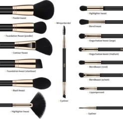 Nolad® - Make Up Kwasten Set - Professionele 15-delige Set - 100% VEGAN -Mooi Leven 1200x1168 5