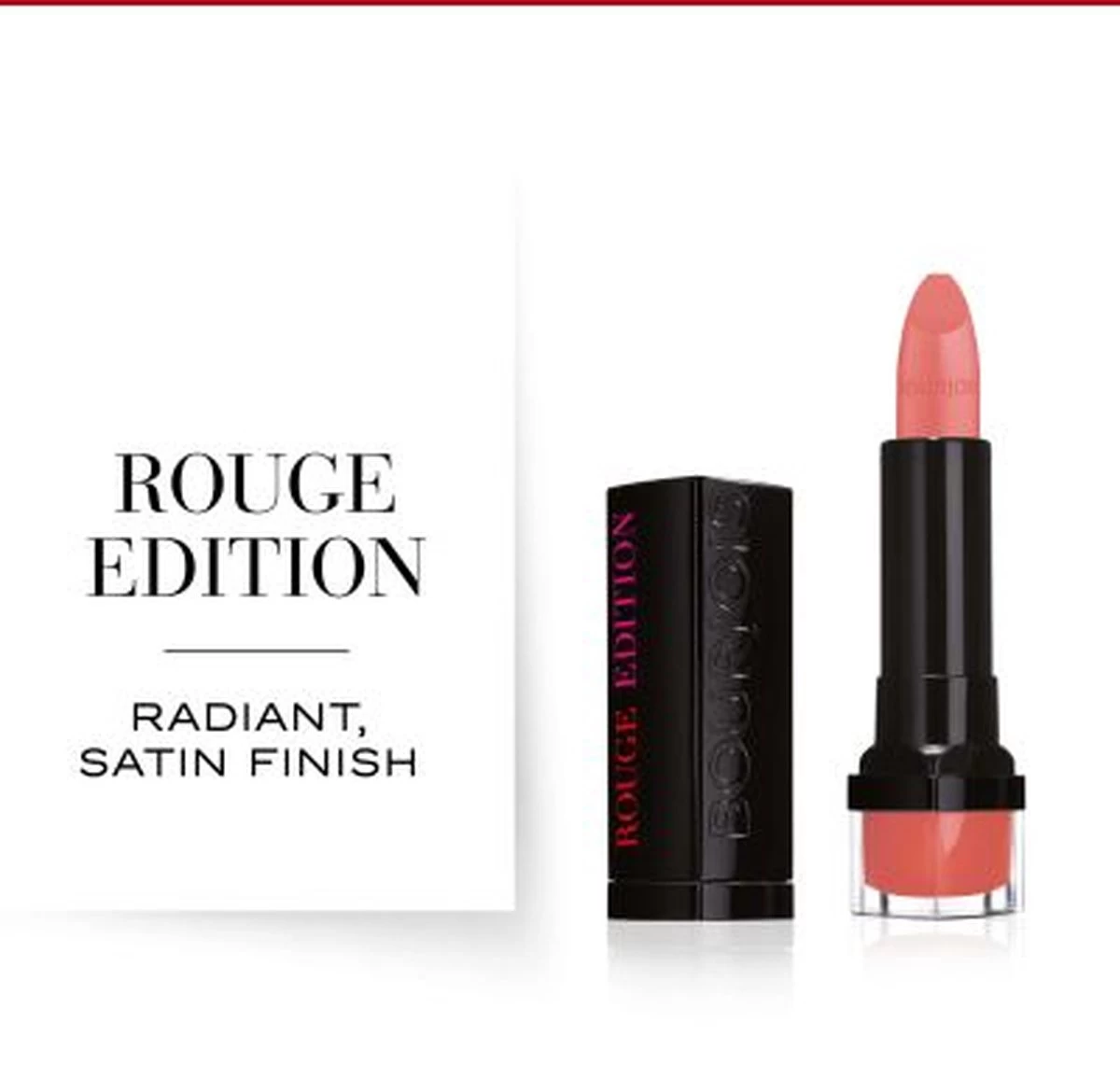 Bourjois ROUGE EDITION - 03 - Peach- Coral 4 Bourjois ROUGE EDITION - 03 - Peach- Coral - Afbeelding 2