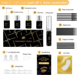 Flora Ruby Professionele 2 In 1 Lash Lift & Brow Lamination Kit - Wimper & Wenkbrauw Lifting Set - Permanente Wimperkruller - Brow Soap -Mooi Leven 1200x1170 30