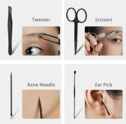 Nagelknipper Set - Pedicureset - 15 Delige - Roestvrij Staal - Met Draagkoffer - Geel Zwart -Mooi Leven 1200x1174 12