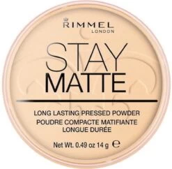 Rimmel London Stay Matte Pressed Powder - 001 Transparent - Powder -Mooi Leven 1200x1176 1
