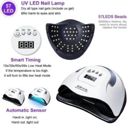 Professionele 180W LED Nageldroger Lamp - Gel Nagel Droger - 180W De Sterkste Nagellamp Op De Markt - Geschikt Voor Elke Nagel, Sneller Droger Voor Gel Polish Nail Apparatuur Automatische Sensor Nail Art Gereedschap Voor Vingernagel En Teennagel -Mooi Leven 1200x1176 13