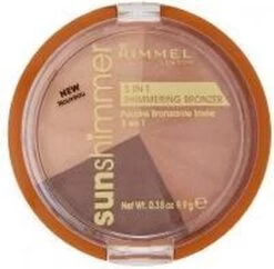 Rimmel London Rimmel - SunShimmer 3 In 1 Shimmering Bronzer Lustrous Powder 9.9 G 1 Gold Princess - -Mooi Leven 1200x1176 3