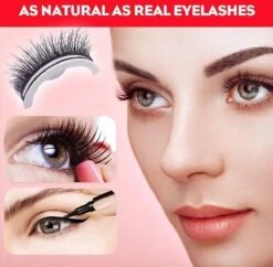 Nep Wimpers | Wimpers Zonder Lijm - Wasbaar- Waterbestendig - Windbestendig - Herbruikbaar - Extra Herbruikbare Plakrand-In Een Flits Mooi |||| -Mooi Leven 1200x1178 2