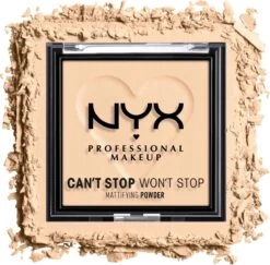NYX Professional Makeup Can't Stop Won't Stop Mattifying Gezichtspoeder - Light -Mooi Leven 1200x1180 2