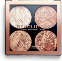 Makeup Revolution - Cheek Kit Palette - Paletka Rozjasňovačů A Bronzerů 8 G Don´t Hold Back (L)