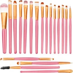 Merkloos Makeup Kwastenset - Makeup Set - 20delig - Roze - Goud - Able & Borret 7 Merkloos Makeup Kwastenset - Makeup Set - 20delig - Roze - Goud - Able & Borret -Mooi Leven 1200x1183 10
