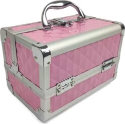 Make Up Koffer Meisjes En Dames Roze - Make Up Organizer Met Spiegel - Cosmetica Koffer - Beautycase Koffer -Mooi Leven 1200x1183 12