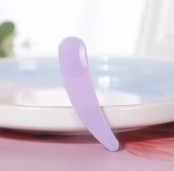 Merkloos 10 Stuks - Cosmetische Spatels - Crème - Make Up Stokjes - Make Up Gadgets - Smeerspatels Voor Make Up - Maskerkwast - Paars