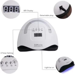 Professionele 180W LED Nageldroger Lamp - Gel Nagel Droger - 180W De Sterkste Nagellamp Op De Markt - Geschikt Voor Elke Nagel, Sneller Droger Voor Gel Polish Nail Apparatuur Automatische Sensor Nail Art Gereedschap Voor Vingernagel En Teennagel -Mooi Leven 1200x1187 14