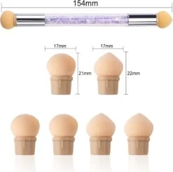 Sponsjes Stempel Pen Voor Gellak Of Nagellak Manicure | Brush Nail Art | Rood | Sparkolia -Mooi Leven 1200x1189 20