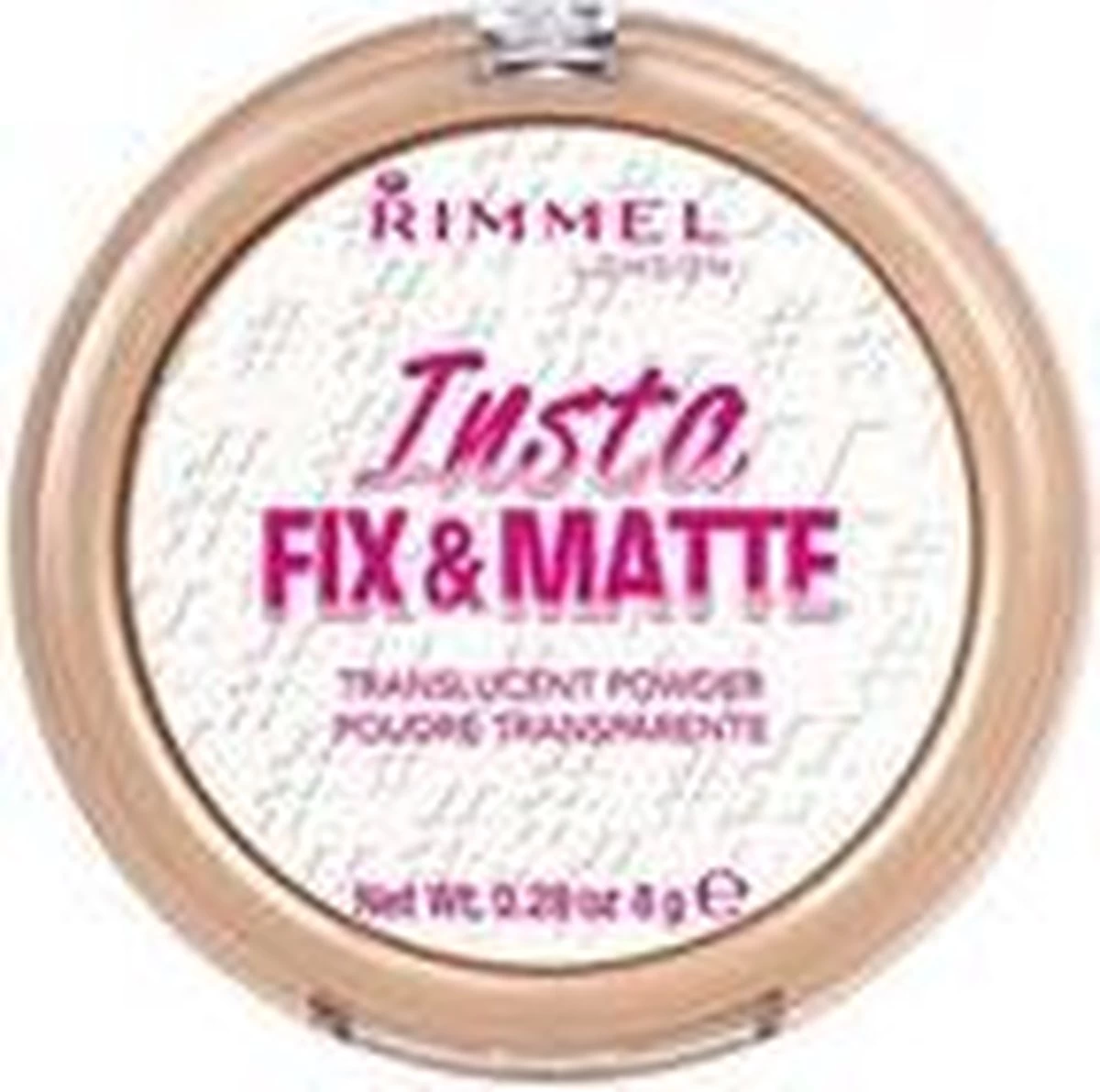 Rimmel London Insta Fix & Matte Make-uppoeder - 01 Clear 22 Rimmel London Insta Fix & Matte Make-uppoeder - 01 Clear - Afbeelding 20