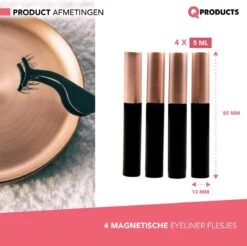 Qproducts Magnetische Wimpers - Nepwimpers - Wimperset Van 10 Wimpers 4 Eyeliners En Pincet - Inclusief Wimper Bewaardoos Met Ingebouwd Spiegeltje - Magneet Wimpers - Magnetic Lashes -Mooi Leven 1200x1193 5