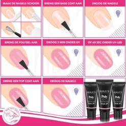Murley’s Polygel Kit 3x 30ml Acryl Gellak - Gelnagels - Gel Polish Kunstnagels - Gelnagellak - Perfect Gelakte Nagels -Mooi Leven 1200x1195 27