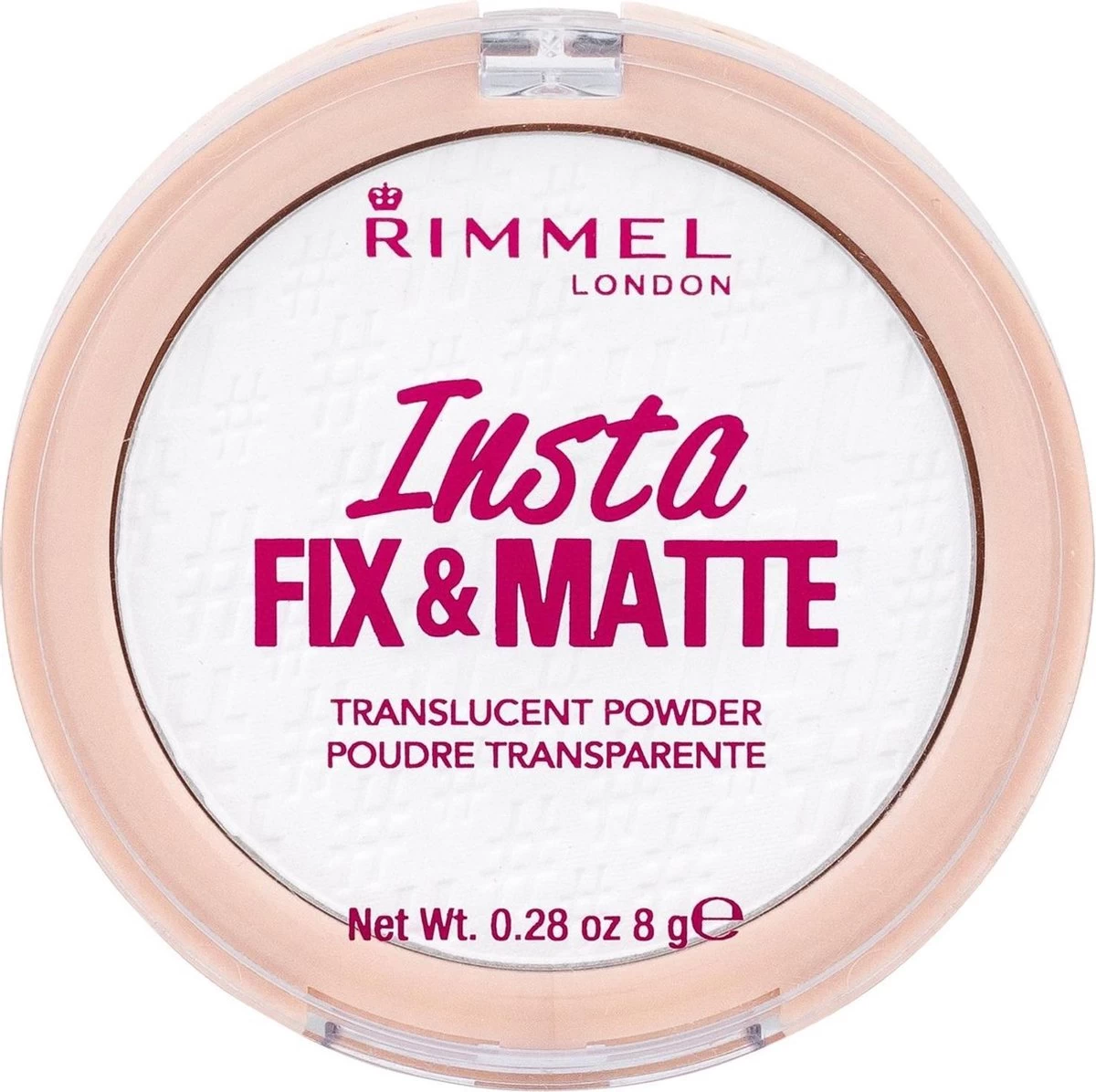Rimmel London Insta Fix & Matte Make-uppoeder - 01 Clear 3 Rimmel London Insta Fix & Matte Make-uppoeder - 01 Clear