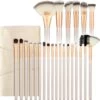 Professionele Make-up Kwastenset - 24 Delig - Beige-Goud -Mooi Leven 1200x1196 14
