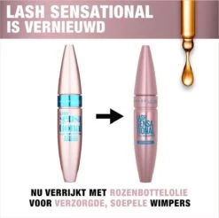 Maybelline New York - Lash Sensational Mascara - Very Black Waterproof - 9.5 Ml -Mooi Leven 1200x1197 27