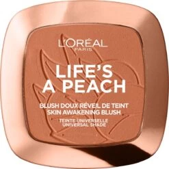 L’Oréal Paris Make-Up Designer Wake Up & Glow Blush - 01 Life's A Peach - Blush -Mooi Leven 1200x1198 11