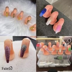Oefenvinger Voor Nagels – Nail Art – All-in-1 Set – 5 Stuks - Nagel Set – Nail Trainer – Nail Tips – Acrylnagels Starterspakket – Nagel – Nail Trainer Hand – Oefen Hand Nagels - Nailtrainer Nagel Oefenhand -Mooi Leven 1200x1198 54