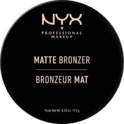 NYX Professional Makeup Matte Bronzer - Light MBB01 - Bronzer - 9,5 Gr -Mooi Leven 1200x1198 6