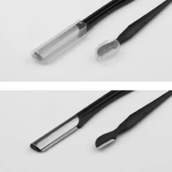 Wenkbrauw Trimmer Set - 8-delig – Met Epileer Pincet, 2x Wenkbrauw Schaartje, 2x Wenkbrauwmesje, Wenkbrauw Borstel, Wenkbrauwpotlood, Spoolie – In Stevige Etui - Zwart -Mooi Leven 1200x1200 1026