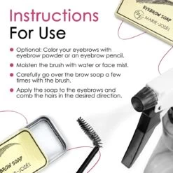 Marie-José & Co Brow Soap - Wenkbrauw Styling Zeep / Gel - Kleurloos -Mooi Leven 1200x1200 1068