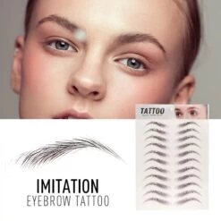 Wenkbrauw Sjabloon - Waterproof - Sjabloon - Stempel - Eyebrow Tattoo Sticker -Mooi Leven 1200x1200 1111