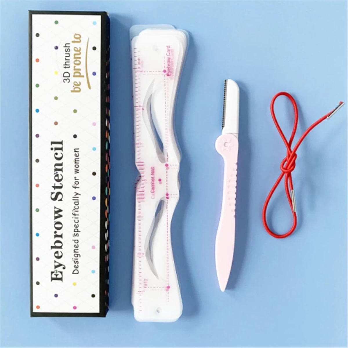 DW4Trading Wenkbrauw Sjabloon - Luxe Uitvoering - 12 Stuks 3 DW4Trading Wenkbrauw Sjabloon - Luxe Uitvoering - 12 Stuks