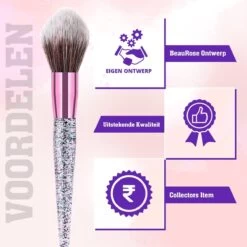 Make Up Kwasten Set - Make Up Brush - Oogschaduw - Foundation Kwast - Poeder Kwast - Brush - Make Up - Cosmetica - Kwasten Set – Make Up Tasje - 10 Stuks -Mooi Leven 1200x1200 1181