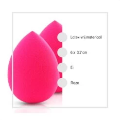 LYVION Make-up Blender Roze - Powder Puff Sponsje - Blending Foundation Pink - Set Van 2 -Mooi Leven 1200x1200 1215