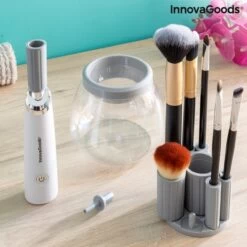 Innovagoods Luxe Make-up Kwastenreiniger - Elektrisch - Reinigen én Drogen - Draadloos - Make-up Borstels Schoonmaken -Mooi Leven 1200x1200 1282