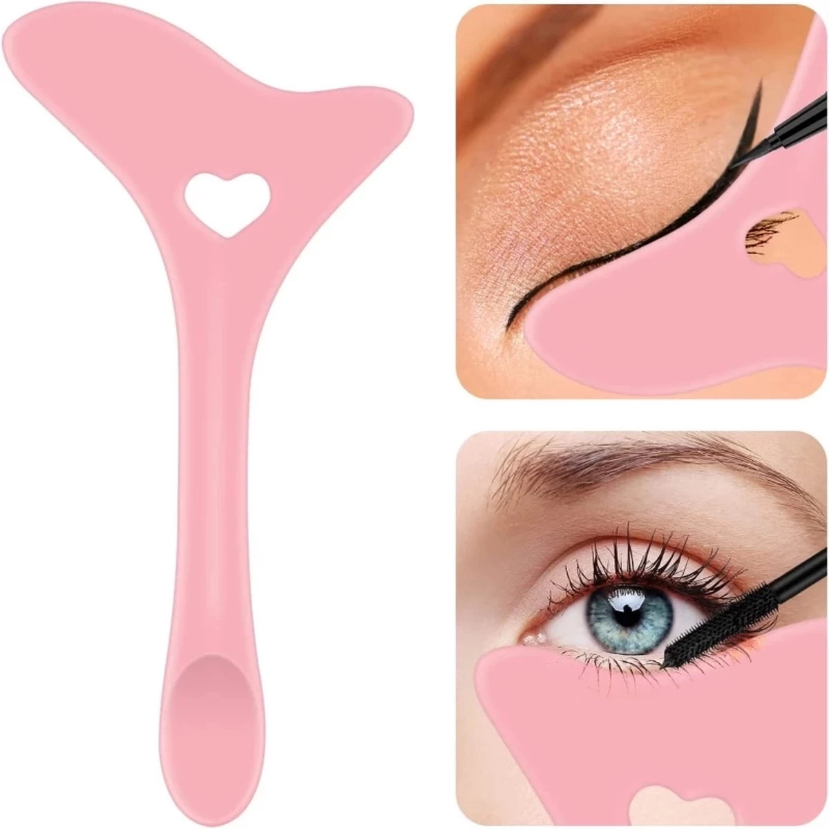 Merkloos Make-up - Eyeliner - Eyeliner Hulp - Applicator - Make-up Kwasten - Eye Liner Tool - Make-up Hulp - Multifunctionele Eyeliner Hulp 3 Merkloos Make-up - Eyeliner - Eyeliner Hulp - Applicator - Make-up Kwasten - Eye Liner Tool - Make-up Hulp - Multifunctionele Eyeliner Hulp
