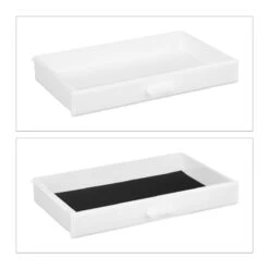 Relaxdays Make-up Organizer Klein - Stapelbaar - Sieradendoosje - Cosmetica - Opbergbox - Wit -Mooi Leven 1200x1200 1318