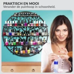 Confibel Nagellak Houder - Nagellak Flesjes Organizer - Essentiële Oliën Organizer - Rek Voor Flesjes - Wanddecoratie - Zwart 26 Confibel Nagellak Houder - Nagellak Flesjes Organizer - Essentiële Oliën Organizer - Rek Voor Flesjes - Wanddecoratie - Zwart -Mooi Leven 1200x1200 1325