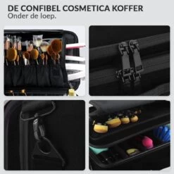 Cosmetica Koffer - Make-up Koffer Met Verstelbare Vakken - Visagie En Nagelstyliste Beauty Koffer - 40x30x14CM -Mooi Leven 1200x1200 1336